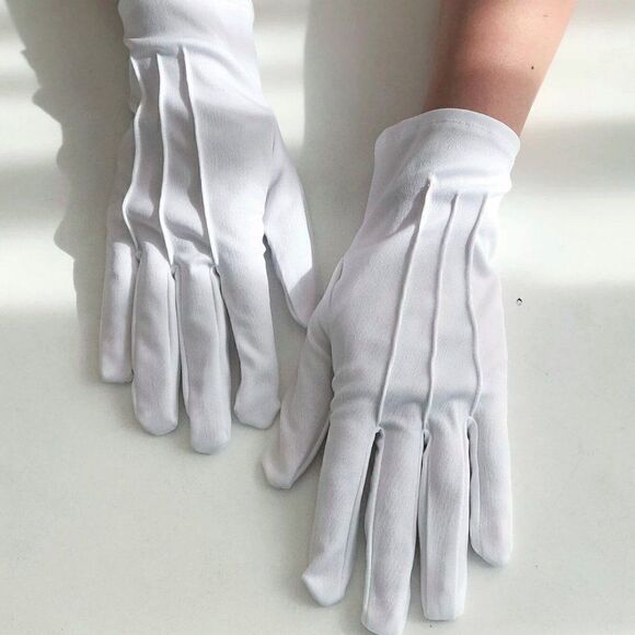 ❤ 4PCS Bundle Minnie Mouse Costume 1950s Retro Pinup Dress & Accessories NWT - Picture 16 of 17